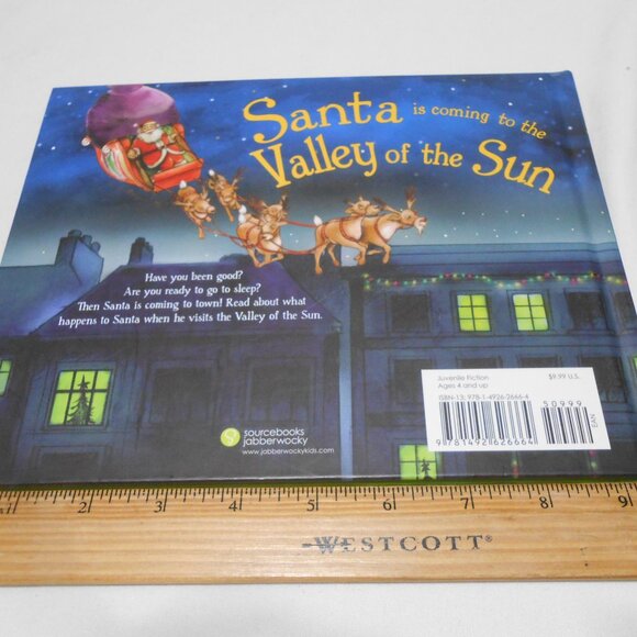 NEW Santa is coming to the Valley of the Sun HC Book 2015 Stocking stuffer ππ - Picture 7 of 9